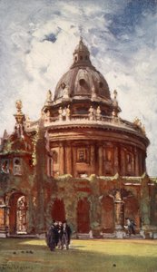 De Radcliffe Bibliotheek, of Camera Bodleian, vanaf All Soul